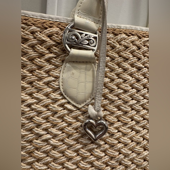 Brighton Eva Straw Tote $230msrp - Picture 10 of 12